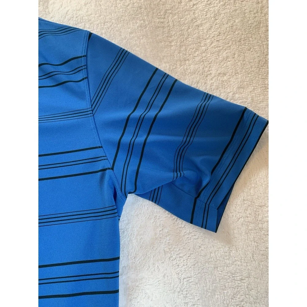 NIKE Golf Polo Shirt Men XL‎ Blue DRI-FIT